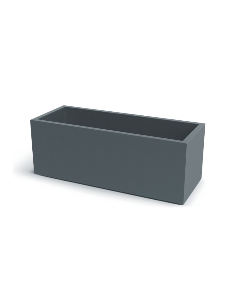Pflanzkasten 98 × 38 × 36 cm matt, 71 L – Betongrau | Töpferkönig