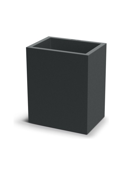 Pflanzkasten 36 × 26 × 45 cm matt, 13 L – Dunkelgrau | Töpferkönig