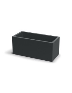 Pflanzkasten 58 × 26 × 26 cm matt, 21 L – Dunkelgrau | Töpferkönig