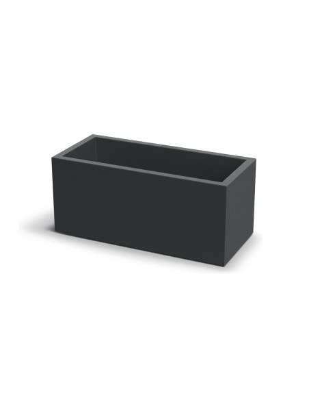 Pflanzkasten 58 × 26 × 26 cm matt, 21 L – Dunkelgrau | Töpferkönig