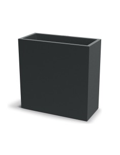 Pflanzkasten 58 × 26 × 58 cm matt, 26 L – Dunkelgrau | Töpferkönig