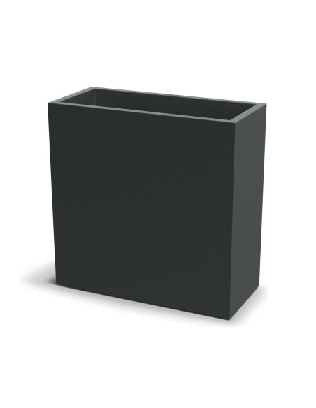 Pflanzkasten 58 × 26 × 58 cm matt, 26 L – Dunkelgrau | Töpferkönig
