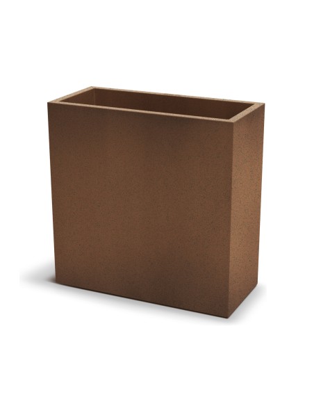 Pflanzkasten 58 × 26 × 58 cm matt, 26 L – Rost | Töpferkönig