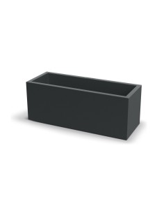 Pflanzkasten 78 × 29 × 30 cm matt, 35 L – Dunkelgrau | Töpferkönig