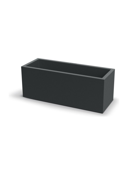 Pflanzkasten 78 × 29 × 30 cm matt, 35 L – Dunkelgrau | Töpferkönig