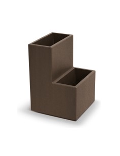 Pflanzgefäß Stufenform 38 × 38 × 53 cm matt, 16 L – Cortenstahl | Töpferkönig