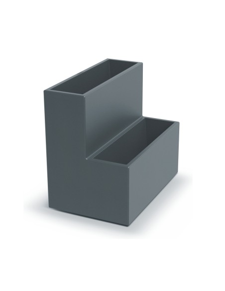 Pflanzgefäß Stufenform 58 × 38 × 53 cm matt, 26 L – Betongrau | Töpferkönig
