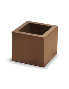 Blumentopf eckig 22 × 22 × 20 cm matt, 4 L – Rost | Töpferkönig