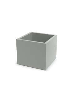 Blumentopf eckig 47 × 47 × 40 cm matt, 51 L – Betongrau | Töpferkönig