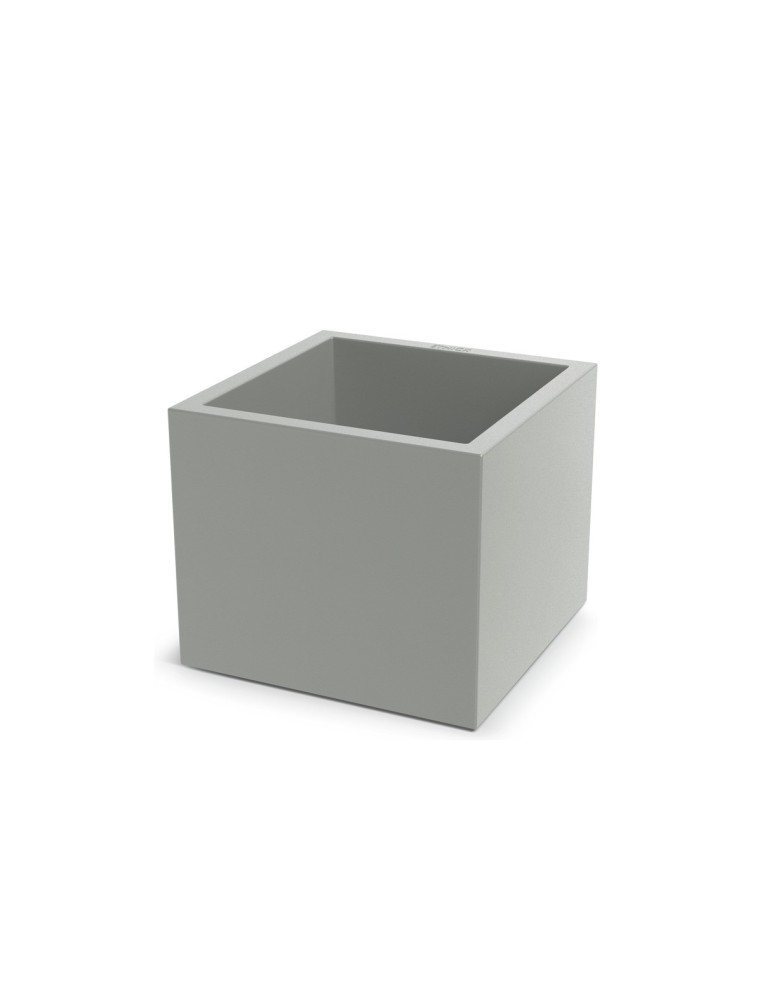 Blumentopf eckig 47 × 47 × 40 cm matt, 51 L – Betongrau | Töpferkönig