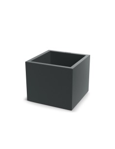 Blumentopf eckig 47 × 47 × 40 cm matt, 51 L – Dunkelgrau | Töpferkönig