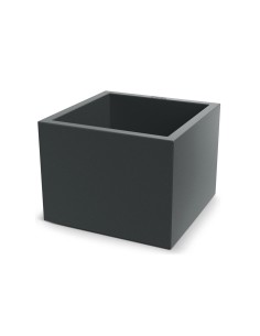 Blumentopf eckig 58 × 58 × 45 cm matt, 91 L – Dunkelgrau | Töpferkönig
