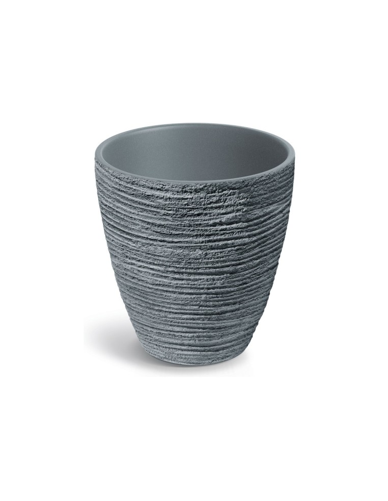 Blumentopf rund Ø40 × 40 cm Steinoptik, 14 L – Betongrau | Töpferkönig