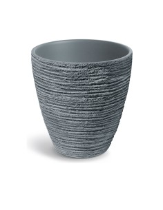 Pflanzkübel rund Ø60 × 61 cm Steinoptik, 53 L – Betongrau | Töpferkönig