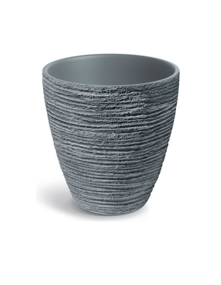 Pflanzkübel rund Ø60 × 61 cm Steinoptik, 53 L – Betongrau | Töpferkönig