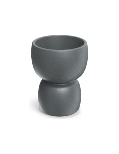 Blumenkübel rund Ø40 × 48 cm matt, 17 L – Granit hell | Töpferkönig