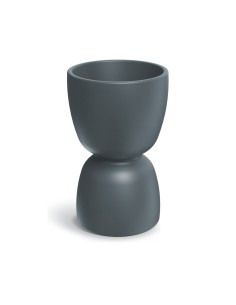 Pflanzkübel rund Ø40 × 61 cm matt, 17 L – Betongrau | Töpferkönig