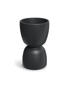 Pflanzkübel rund Ø40 × 61 cm matt, 17 L – Schwarz | Töpferkönig