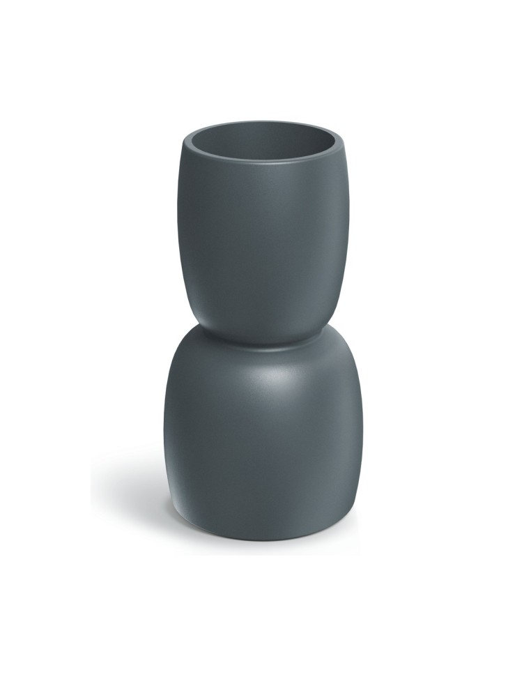 Pflanzsäule rund Ø30 × 54 cm matt, 8 L – Betongrau | Töpferkönig