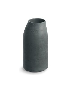 Pflanzsäule rund Ø38 × 70 cm Steinoptik, 8 L – Graphit | Töpferkönig