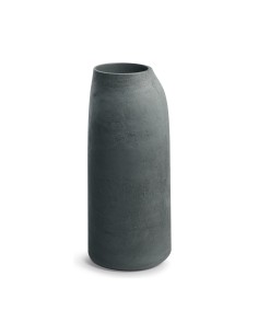 Pflanzsäule XXL rund Ø46 × 100 cm Steinoptik, 14 L – Graphit | Töpferkönig