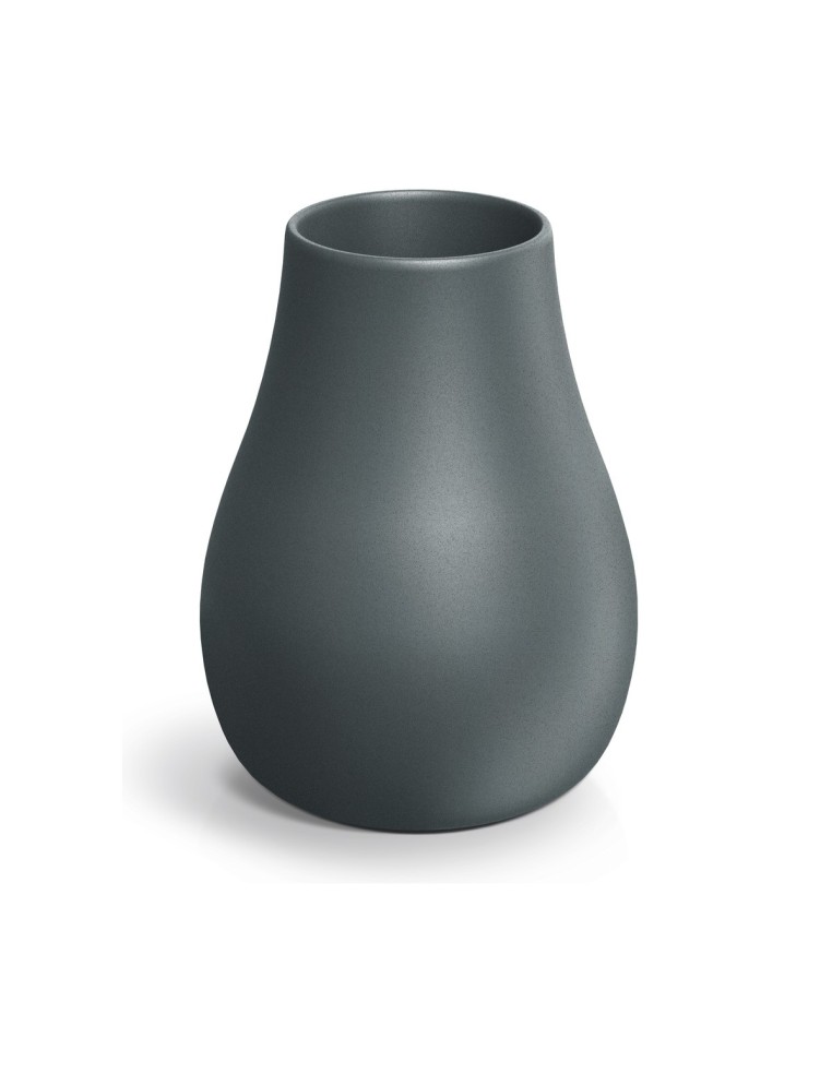 Blumenkübel rund Ø40 × 50 cm matt, 5 L – Graphit | Töpferkönig