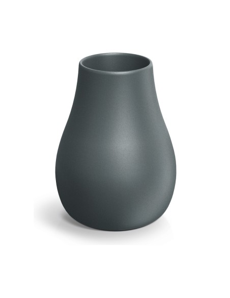 Blumenkübel rund Ø40 × 50 cm matt, 5 L – Graphit | Töpferkönig