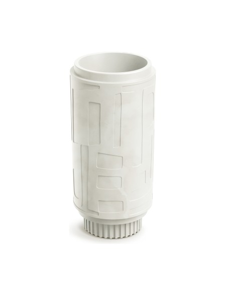 Pflanzsäule rund Ø30 × 62 cm mit Relief, 12 L – Sand | Töpferkönig