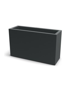 Pflanzkasten 93 × 34 × 60 cm matt, 58 L – Dunkelgrau | Töpferkönig