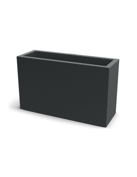 Pflanzkasten 93 × 34 × 60 cm matt, 58 L – Dunkelgrau | Töpferkönig