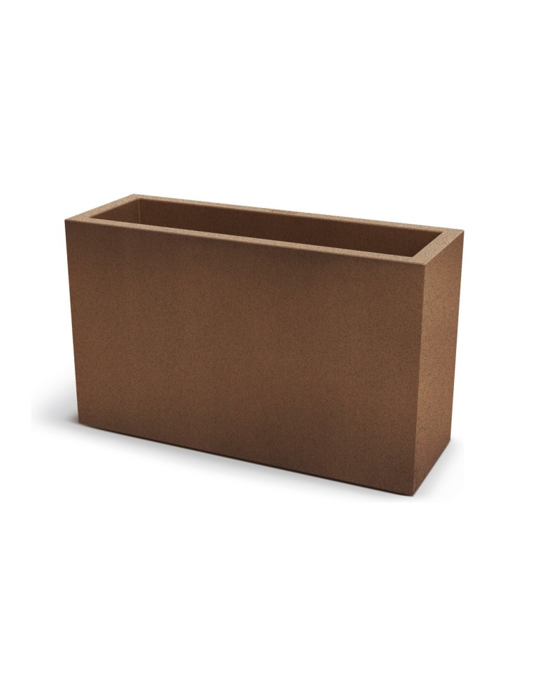 Pflanzkasten XXL 93 × 34 × 60 cm matt, 58 L – Rost | Töpferkönig