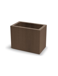 Pflanzkasten 58 × 34 × 45 cm matt, 26 L – Cortenstahl | Töpferkönig