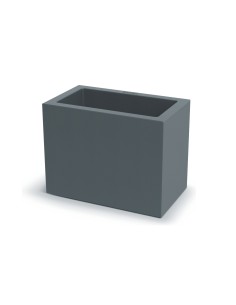 Pflanzkasten 58 × 34 × 45 cm matt, 26 L – Betongrau | Töpferkönig