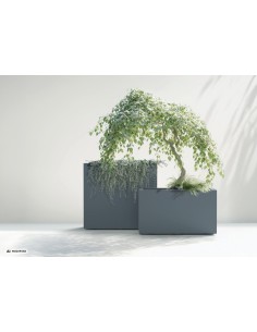 Pflanzkasten 58 × 34 × 45 cm matt, 26 L – Betongrau | Töpferkönig 2