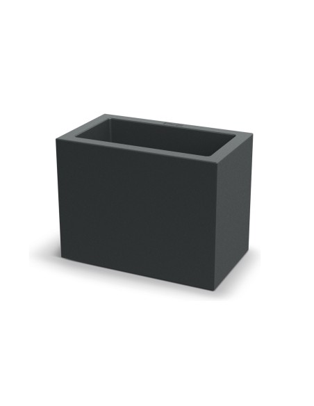 Pflanzkasten 58 × 34 × 45 cm matt, 26 L – Dunkelgrau | Töpferkönig