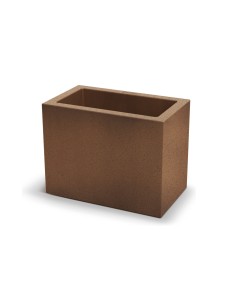 Pflanzkasten 58 × 34 × 45 cm matt, 26 L – Rost | Töpferkönig