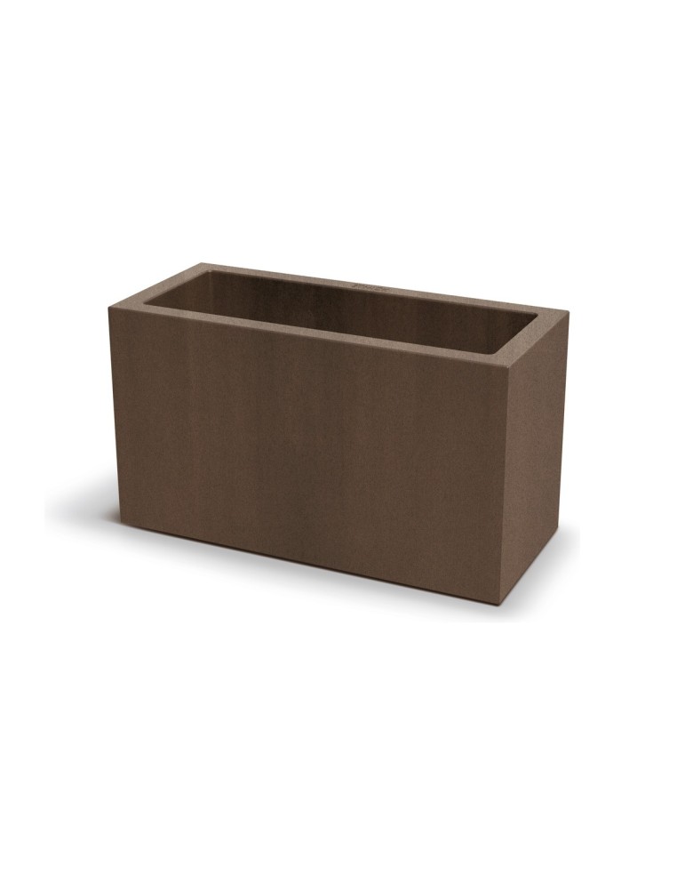 Pflanzkasten 78 × 34 × 45 cm matt, 38 L – Cortenstahl | Töpferkönig