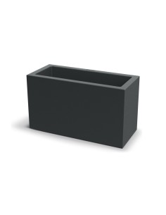 Pflanzkasten 78 × 34 × 45 cm matt, 38 L – Dunkelgrau | Töpferkönig