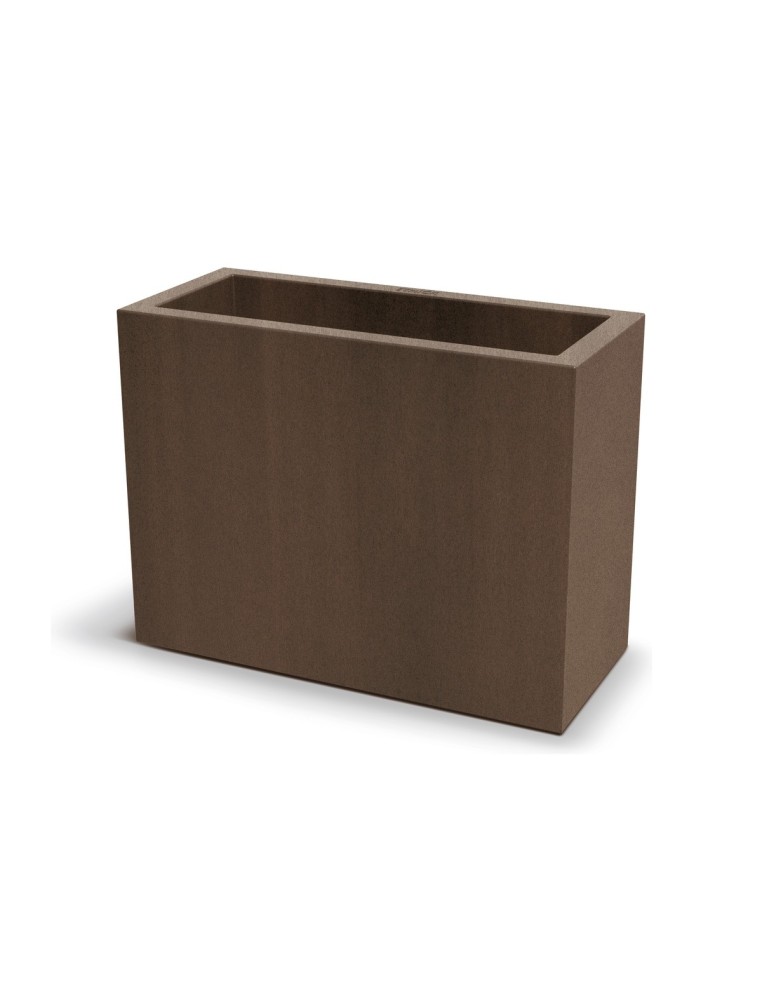 Pflanzkasten 78 × 34 × 60 cm matt, 45 L – Cortenstahl | Töpferkönig
