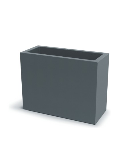 Pflanzkasten 78 × 34 × 60 cm matt, 45 L – Betongrau | Töpferkönig
