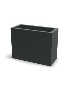 Pflanzkasten 78 × 34 × 60 cm matt, 45 L – Dunkelgrau | Töpferkönig