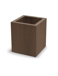 Blumenkübel eckig 38 × 38 × 45 cm matt, 20 L – Cortenstahl | Töpferkönig