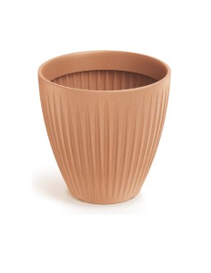 Blumentopf rund Ø40 × 40 cm gerillt, 32 L – Terrakotta | Töpferkönig