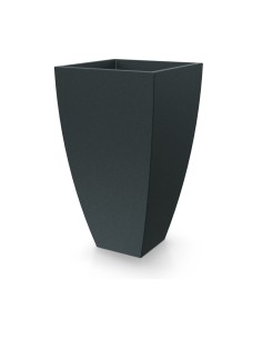 Pflanzkübel eckig 70 × 70 × 120 cm matt, 114 L – Dunkelgrau | Töpferkönig