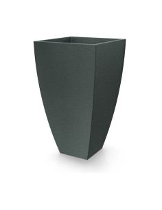 Pflanzkübel XXL eckig 70 × 70 × 120 cm matt, 114 L – Granit-Graphit | Töpferkönig
