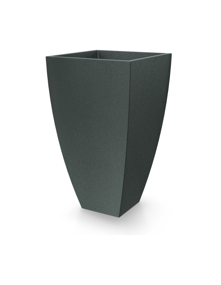 Pflanzkübel eckig 70 × 70 × 120 cm matt, 114 L – Granit-Graphit | Töpferkönig