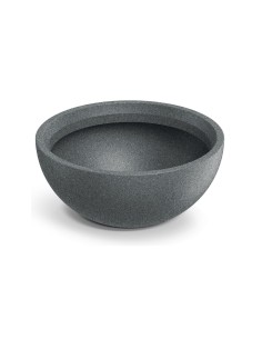 Pflanzschale rund Ø38 × 17 cm matt, 12 L – Granit hell | Töpferkönig