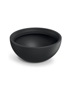 Pflanzschale rund Ø38 × 17 cm matt, 12 L – Schwarz | Töpferkönig