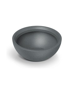 Pflanzschale rund Ø60 × 25 cm matt, 44 L – Granit hell | Töpferkönig