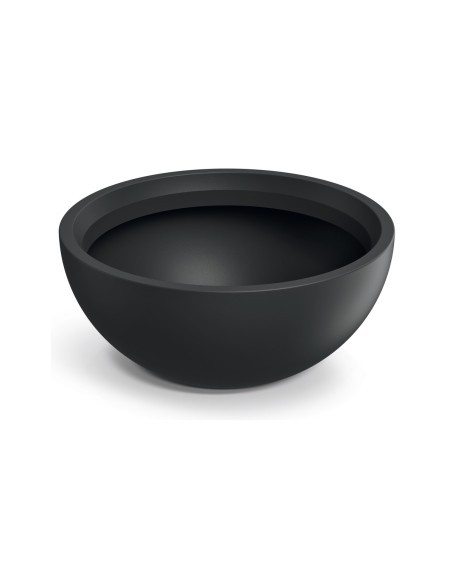 Pflanzschale rund Ø60 × 25 cm matt, 44 L – Schwarz | Töpferkönig